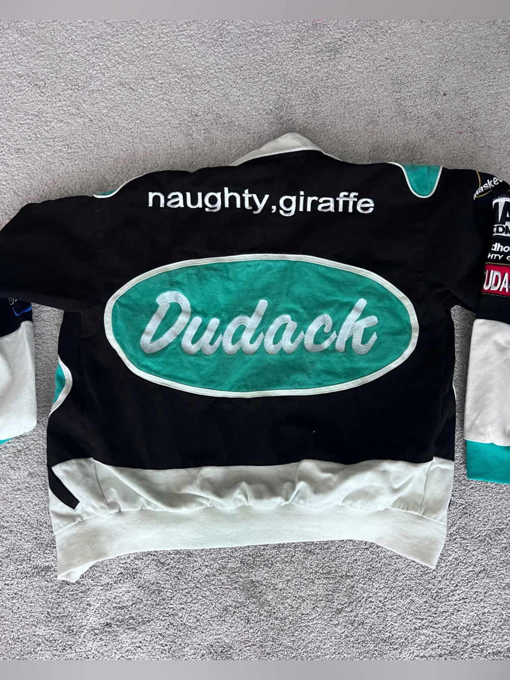 Dudack Embroidered NASCAR Racing Jacket - Picture 6 of 6